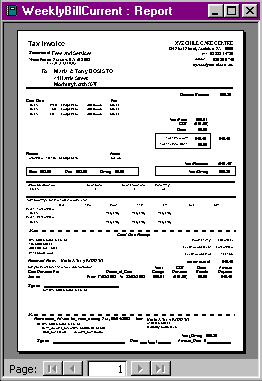 Display or Print a Single Bill